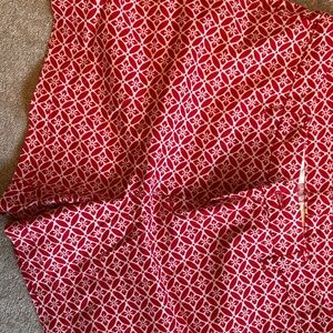 Faded Glory white and Red Patterned Shorts